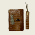Mini Salted Caramel A6 beautiful embossed classic neutral color