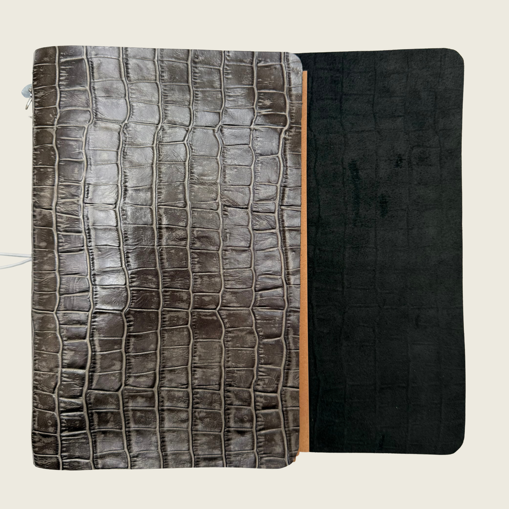 Lava Smoke A5 grey embossed undertone, classy and original