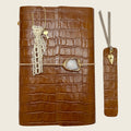 Salted caramel A5 beautiful embossed classic neutral color