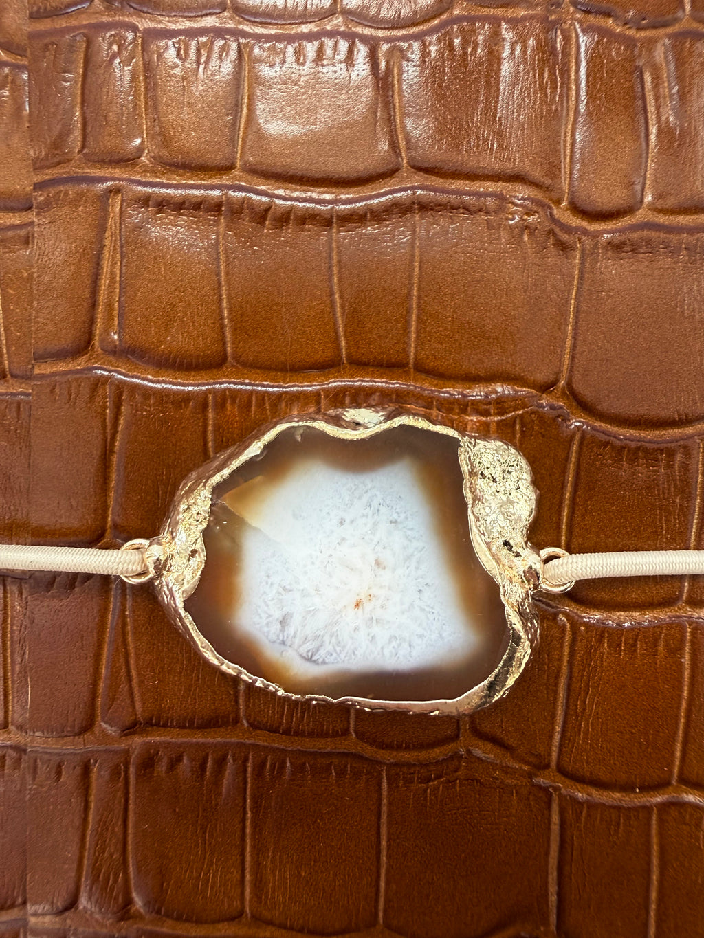 Salted caramel A5 beautiful embossed classic neutral color