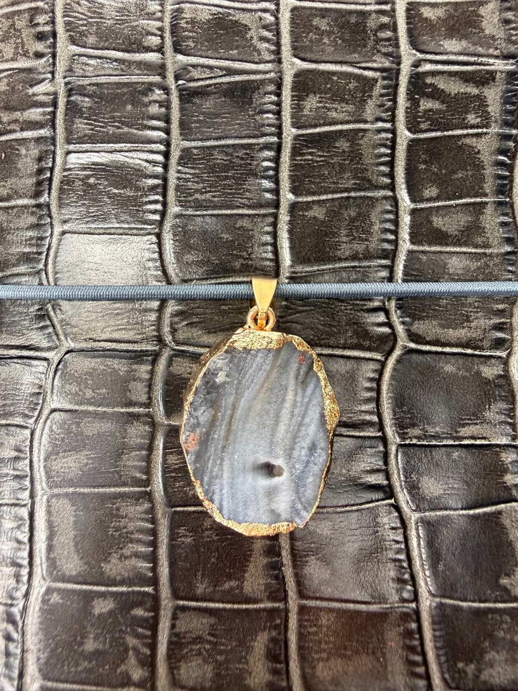 Mini Lava Smoke A6 grey embossed undertone, classy and original