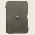 Moonlight sand A5 Soft greig matte leather with a lace-like pattern. Refined and timeless elegance.
