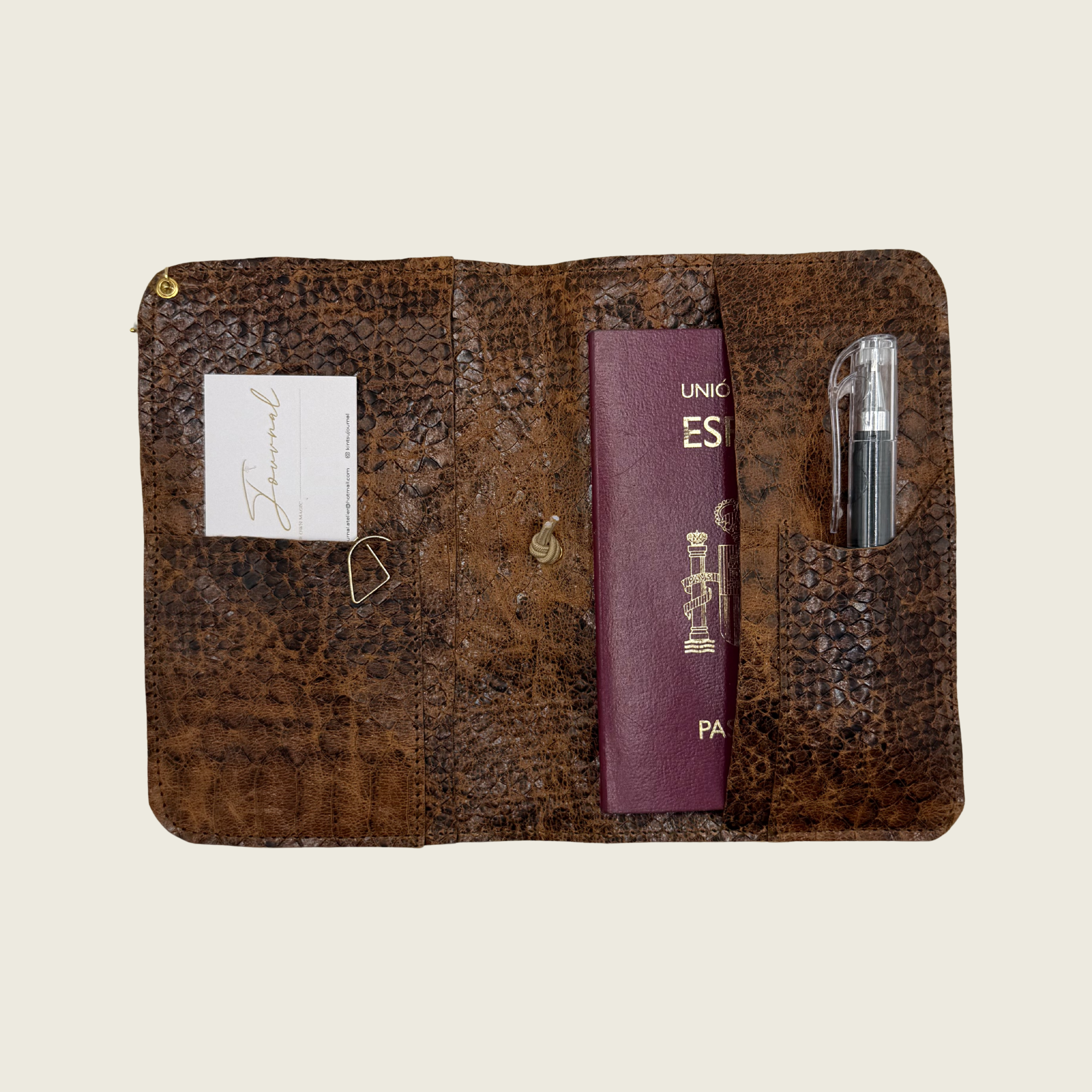 Rich warm brown in a natural textured finish, evoques a heritage feeling.